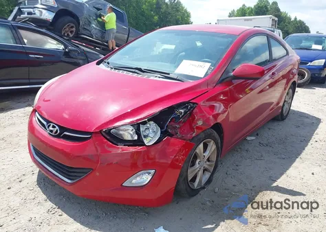 2013 Hyundai Elantra Gs из США, поврежденный, VIN KMHDH6AE7DU005598